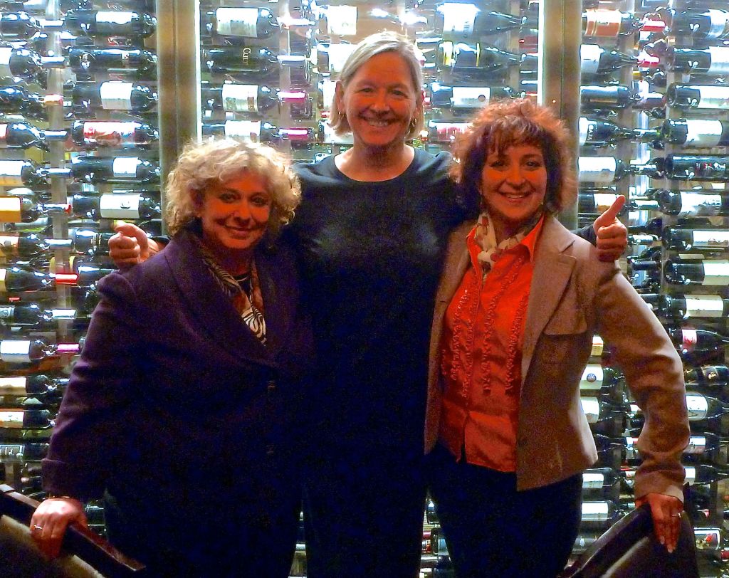 Deb (right) with Jean Frankel (left) and Jolene Knapp (middle) with Ideas for Action, April 2015